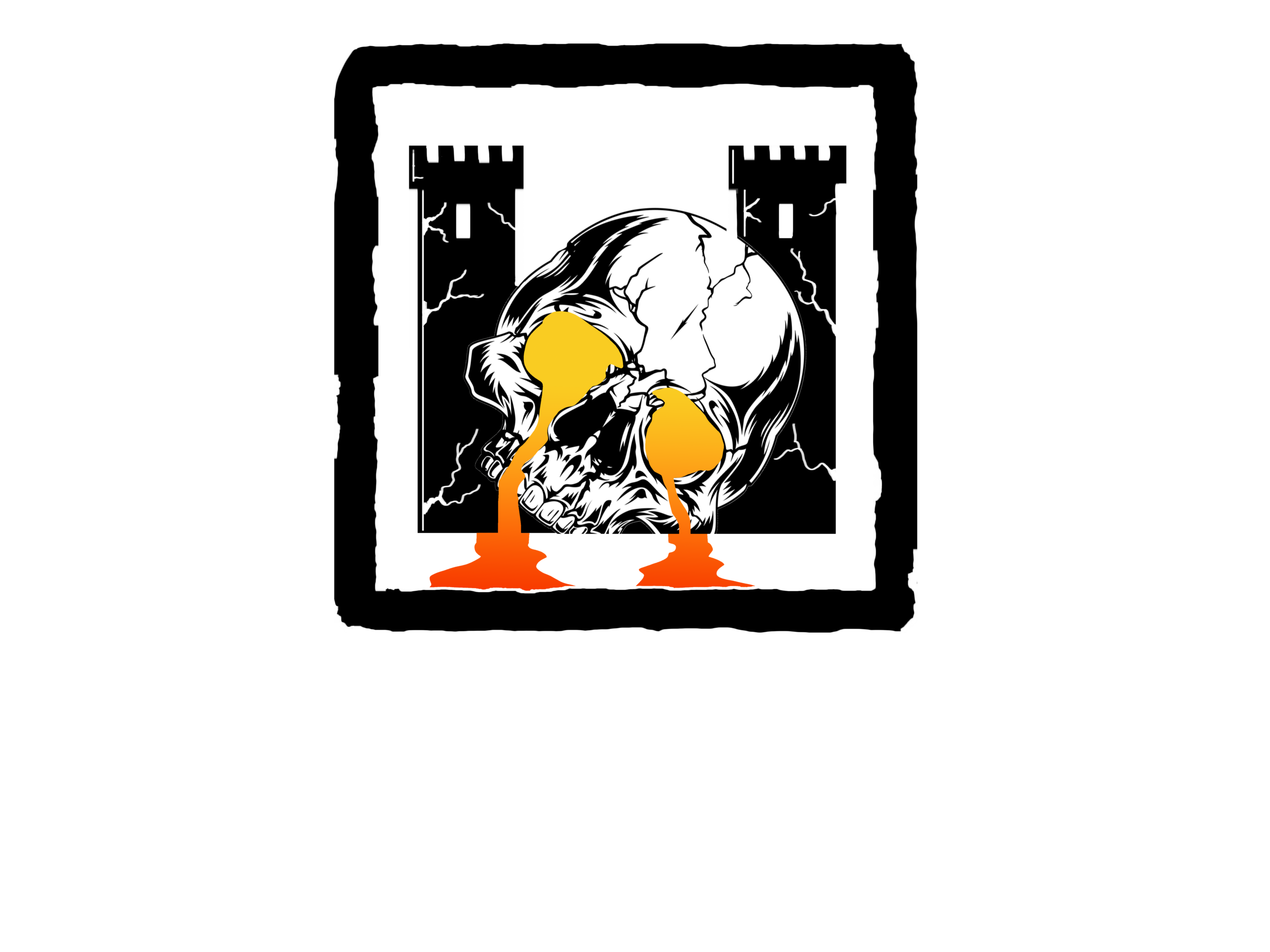 death reaper games logo ver 01 alpha white text white border
